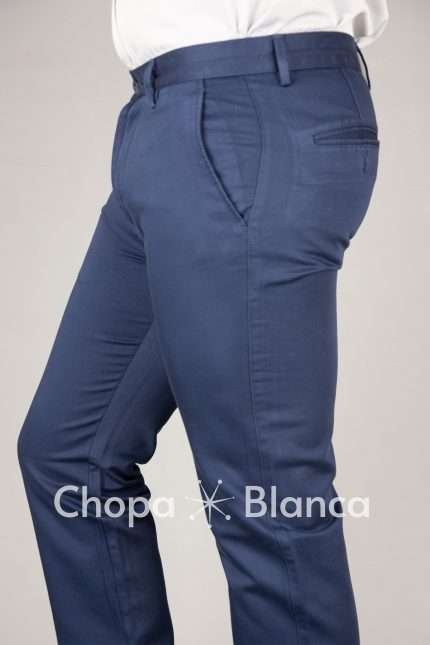 Pantalon Homme Prada en Toile Coupe Droite Poches côté - Bleu